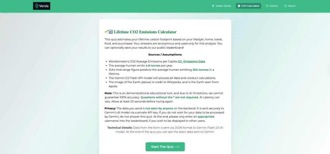 Hackathon Winner - Verda